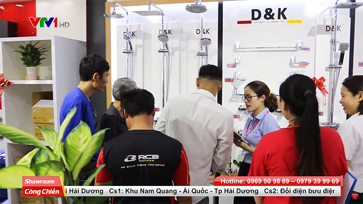 Showroom Công Chiến là một trong những đại lý uy tín hàng đầu của Thiết Bị Phòng Tắm DK, thiet bi ve sinh Công Chiến luôn luôn mang đến sự hài lòng về các trang thiet bi phong tam - thiết bị vệ sinh dk trên khắp cả nước. Bên cạnh đó là hàng loạt các trang thiết bị phòng tắm cao cấp và thiết bị vệ sinh cao cấp khác